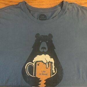 LIFE IS GOOD LS “Smooth Tee” Beer Hug Jersey